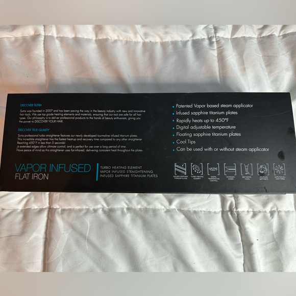 Sutra Beauty - Vapor Infused Flat Iron - Picture 6 of 8